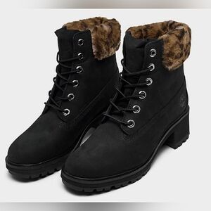 Black Fur-Lined Women's Boots